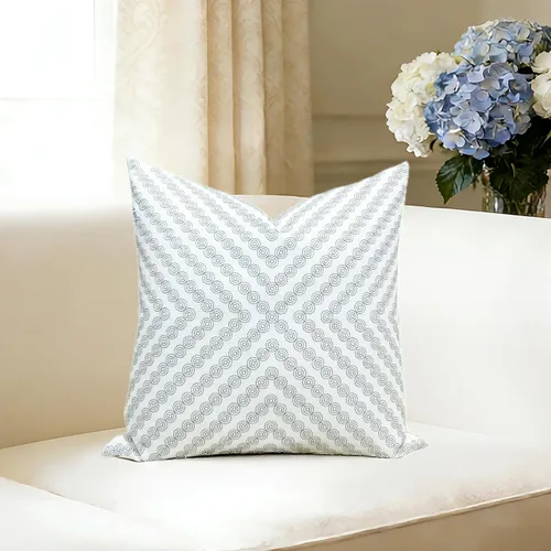 Vista 18 de Slow Cow - Funda de almohada decorativa con bordado, funda de almohada para sofá, funda de almohada de 20 x 20 pulgadas, gris