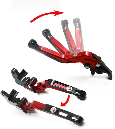 Vista 6 de Para Yamaha XJ6 N XJ6 para Diversion 2009 2020 2019 motocicleta ajustable CNC plegable extensible palanca de embrague de freno manija (Color : 10)