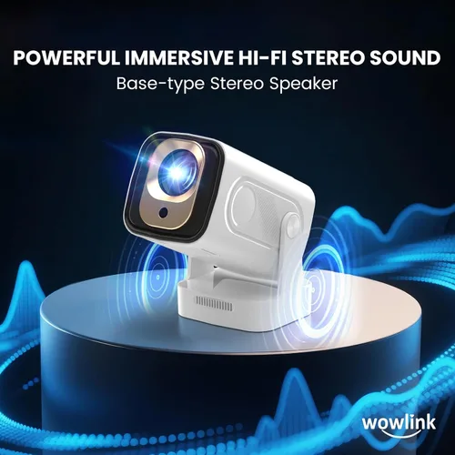 Vista 8 de Proyector [Enfoque automático y aplicaciones nativas y integradas de 1080P] Proyector 4K compatible con corrección automática WiFi 6 Bluetooth 5.4