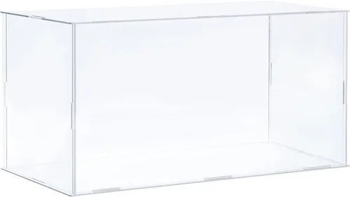 Vista 19 de MECCANIXITY Caja plástica de acrílico de la vitrina clara monta el escaparate a prueba de polvo 6.3x4.3x6.1 pulgadas para artículos coleccionables