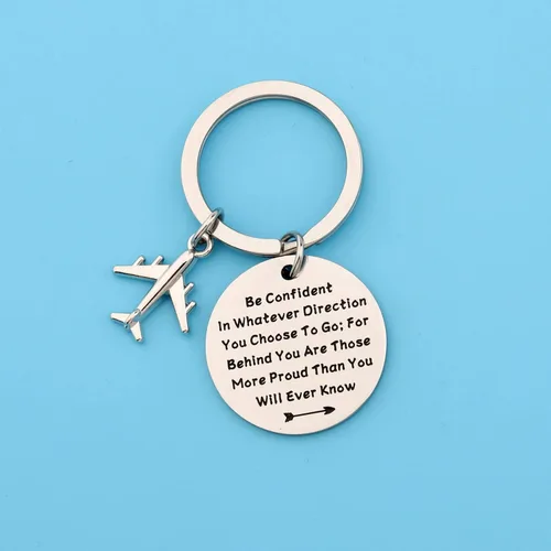 Vista 3 de LQRI Future Pilot Gift - Nuevo regalo de piloto regalo de graduación de piloto ten confianza en cualquier dirección que elijas ir Medio