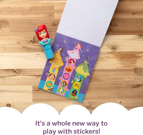 Vista 11 de Melissa & Doug Pegatina Wow! Disney Princess Ariel Stamper y almohadilla de actividades