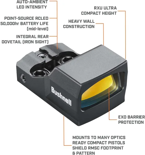 Vista 2 de Bushnell Mira Reflex Compacta FMC 6 MOA Punto Rojo