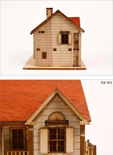 Vista 5 de DESKTOP - Kit modelo de madera Western House 1 por Young Modeler