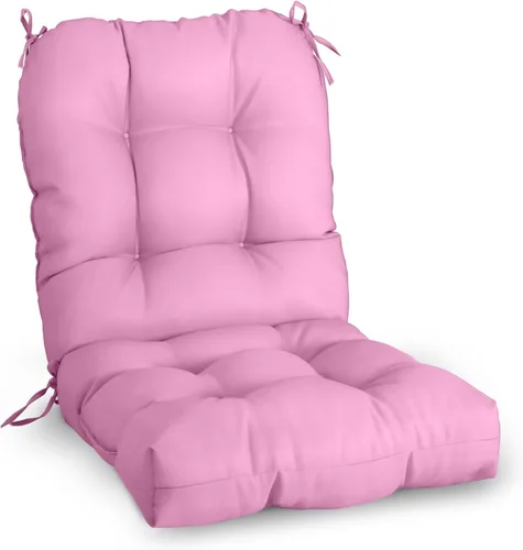 Vista 31 de EAGLE PEAK Cojín Acolchado para Silla de Exterior/Interior para Asiento/Respaldo, Juego de 1, 42'' x 21'', Azul Claro