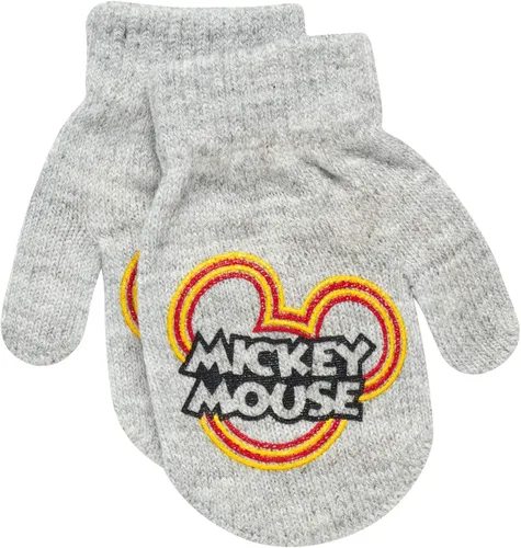 Vista 6 de Disney Conjunto de sombrero de invierno de Mickey Mouse y 2 pares de guantes o guantes edad 2-7