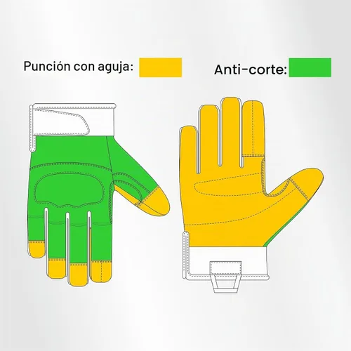 Vista 5 de Guantes Intra-FIT Nivel 5 Resistente a Agujas ANSI A9 Anti-Corte