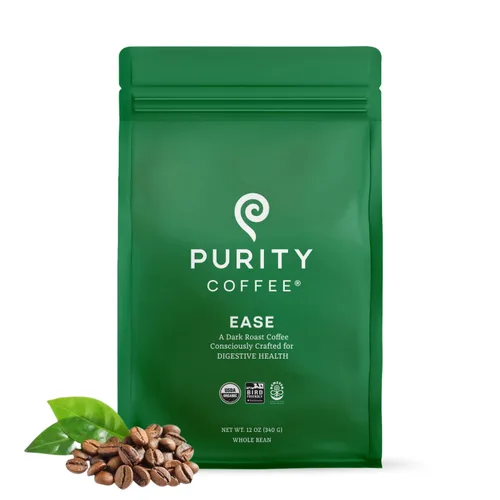 Vista 8 de Purity Coffee BALANCE - Grano entero de tostado medio descafeinado 2/3 (bolsa de 12 onzas) Agua de montaña orgánica USDA de grado especial