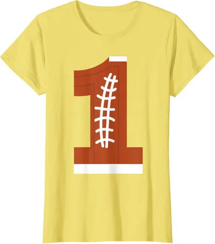 Vista 34 de 1st Birthday Football Ball Boys Camiseta de regalo de 1 año Negro