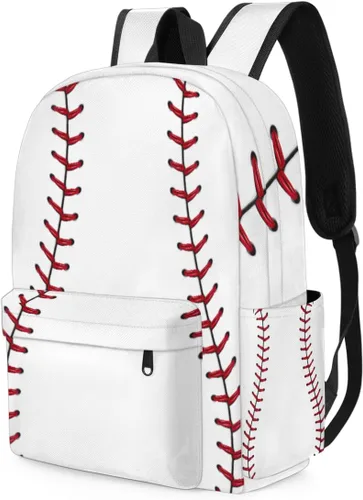 Vista 3 de Mochila para niños y niñas, mochilas infantiles para preescolar, jardín de infantes, escuela primaria, bolsas escolares duraderas, Béisbol, Mochilas