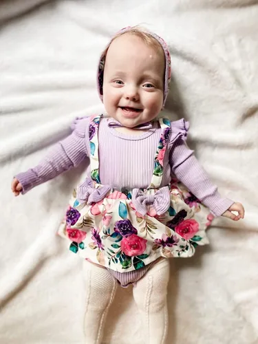 Vista 25 de Unutiylo Ropa de bebé recién nacida prematura con tirantes, traje de otoño e invierno, traje de manga larga con volantes