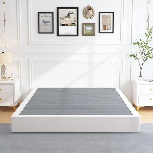 Vista 12 de ALDRICH Somier de Perfil Bajo Tamaño Twin, Somier de Metal Resistente de 3 Pulgadas para Cama Twin, Base de Colchón Antideslizante/Sin Ruido/Fácil