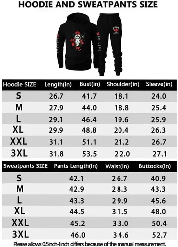 Vista 6 de NBIKE Conjunto deportivo casual de manga larga para hombre, conjunto de sudadera con capucha y pantalones deportivos, conjunto de 2 piezas