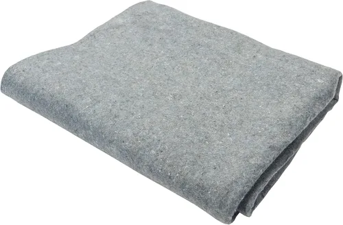 Vista 2 de US Cargo Control Mantas para mudanzas, 80 pulgadas de largo por 72 pulgadas de ancho, hechas con algodón reciclado, mantas de un solo uso