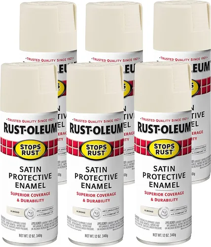 Vista 25 de Rust-Oleum 7776830 - Pintura en aerosol para prevención del óxido, 12 onzas, negro plano