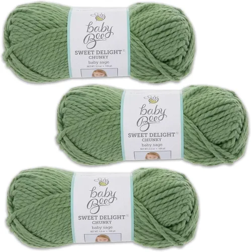 Vista 12 de Yarn Bee 5 – Hilo acrílico voluminoso para ganchillo y tejer – Madeja suave, 193 metros – Negro