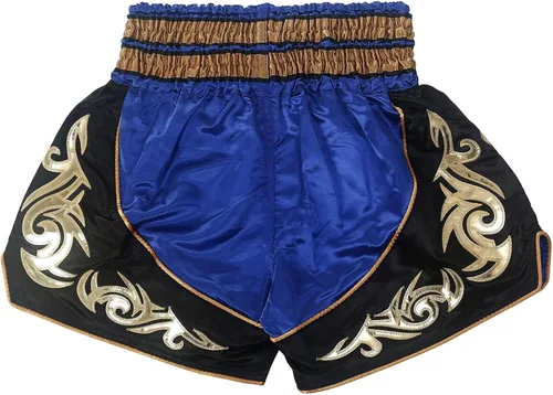 Vista 2 de FLKKY Muay Thai - Pantalones cortos de boxeo para hombres y mujeres de alta calidad para entrenamiento de artes marciales gimnasio boxeo pantalones
