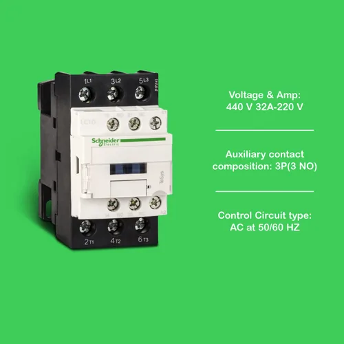 Vista 4 de SCHNEIDER ELECTRIC LC1D32M7 Contactor Magnético IEC,Bobina 220V,32A