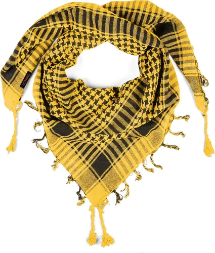 Vista 47 de LOVARZI Shemagh Cottons Arab Keffiyeh - Bufanda militar táctica para cabeza y cuello