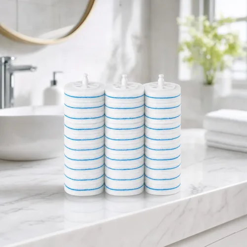 Vista 5 de 30 almohadillas de repuesto desechables para inodoro compatibles con cepillo de inodoro Clorox y Oshang, cabezales de limpieza de baño