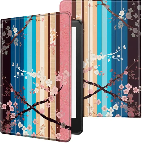 Vista 34 de Funda para tablet Kindle Fire 7 2019/2017 lanzamiento 9ª/7ª generación 7 pulgadas, ligera, protectora de piel sintética, cubierta inteligente
