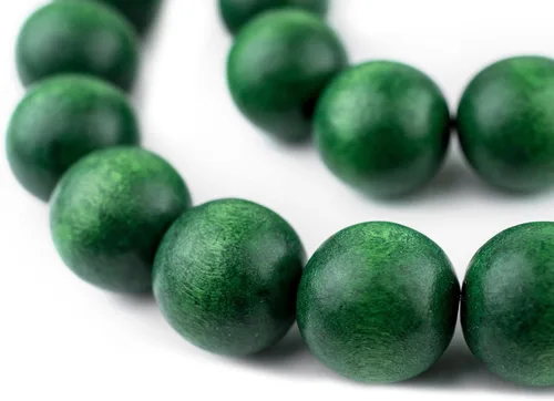 Vista 76 de TheBeadChest: cuentas de madera redondas naturales de 0.315 pulgadas, cuentas de madera sueltas espaciadoras para fabricar joyas, 4 tamaños