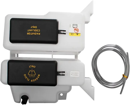 Vista 441 de TRQ Botella de desbordamiento del tanque de expansión del depósito de refrigerante del radiador compatible con Ram ProMaster City CH3014192 2015-2022