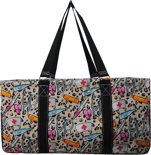 Vista 244 de NGIL Bolsa de comestibles reutilizable extra grande plegable de gran tamaño para comestibles, almacenamiento, picnic, playa, Estampado