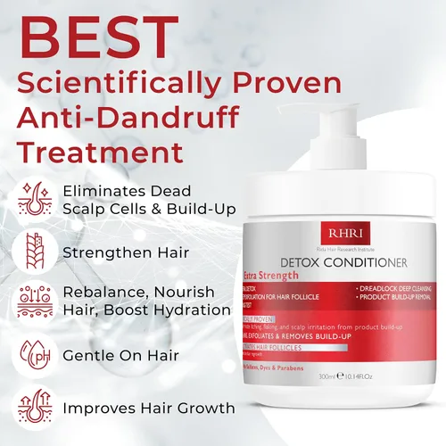 Vista 2 de Acondicionador Detox – Acondicionador de Limpieza Profunda para Cabello Dañado y Seco Detox de Metales Pesados y Eliminación de Acumulación