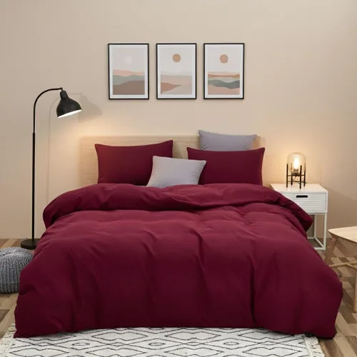 Vista 12 de Juego de edredón verde oliva, tamaño individual, color verde oscuro, juego de ropa de cama militar, suave y transpirable, ropa de cama minimalista