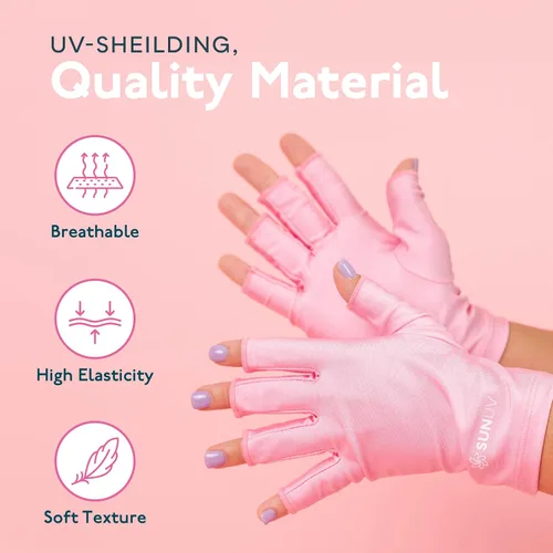 Vista 7 de SUNUV SUN5 Plus - Lámpara de uñas UV, guantes de luz UV para secador de uñas de gel para lámpara de esmalte de uñas de gel con sensor automático