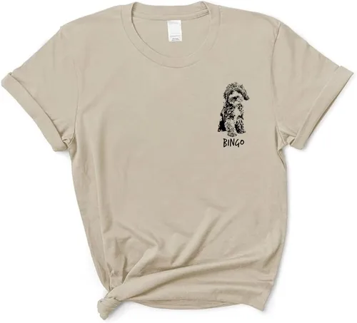 Vista 2 de GODMERCH Sudadera personalizada con foto de perro, sudadera de mamá de perro, camisas de mamá de perro para mujer, sudadera de perro mamá
