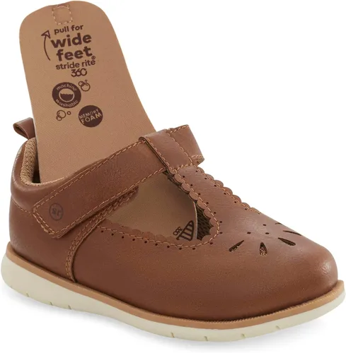 Vista 6 de Zapatillas planas Stride Rite 360 para niños Lacey 2.0 Canela