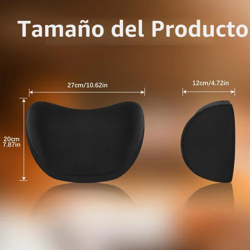 Vista 7 de 2 almohadas para el cuello del automóvil, ultra cómodas para conducir, almohada suave para reposacabezas de automóvil como nubes, hace que tu