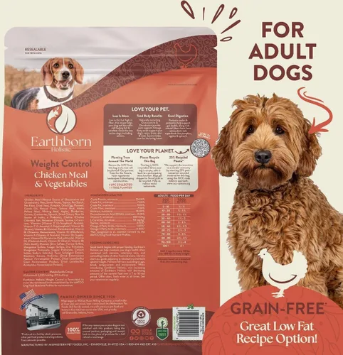 Vista 2 de Earthborn Holistic Alimento seco para perros Weight Control, 12.5 lb