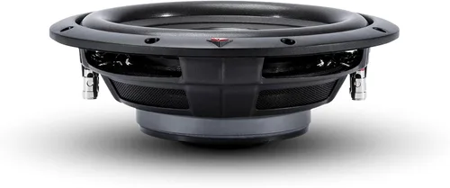 Vista 5 de Rockford Fosgate Prime R2SD4-10 Single R2 Slim 10" 4-Ohm DVC Subwoofer poco profundo - 200 vatios RMS / 400 vatios pico