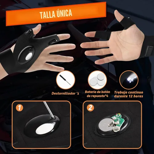 Vista 2 de Lenski Regalos para Hombres, Rellenos de Media para Hombres Adultos Guantes con Linterna, Regalos de Navidad para Papá Él Abuelo Esposo, Regalos