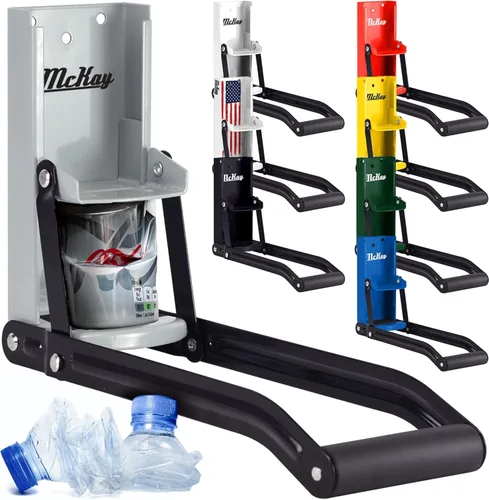 Vista 13 de [Usado] Mckay Trituradora de latas de metal de 16 oz. y 12 oz. Automática para reciclaje, trituradora de latas de aluminio de servicio pesado