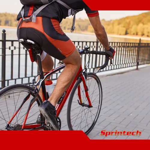 Vista 5 de Sprintech Espejo de Bicicleta Cóncavo Chapado en Cromo Fabricado en Suiza para Manillar – Terminado a Mano, Ajustable, Superficie Reflectante Negro