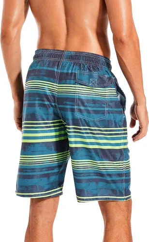Vista 3 de SILKWORLD Traje de baño para hombre, de secado rápido, con forro de malla