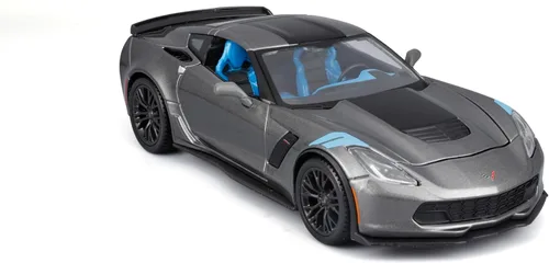 Vista 4 de Maisto Línea de montaje a escala 1:24 Chevrolet Corvette Grand Sport 2017 - Gris