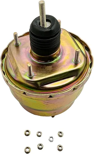 Vista 3 de 7 "Zinc Dual Power Brake Booster Con 1" Bail Top Master Cylinder Kit Booster Kit de conversión RSRB03123
