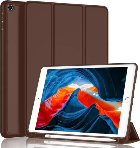 Vista 33 de iMieet - Funda para iPad de 9ª generación 2021/iPad de 8ª generación 2020 de 10.2 pulgadas con soporte para lápices, funda para iPad de 7ª