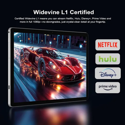 Vista 8 de 2026 Tablet de 10 pulgadas, tabletas Android con procesador Octa-Core, 12 GB de RAM 128 GB ROM 1 TB expandible, cuerpo metálico, 1280 x 800 IPS