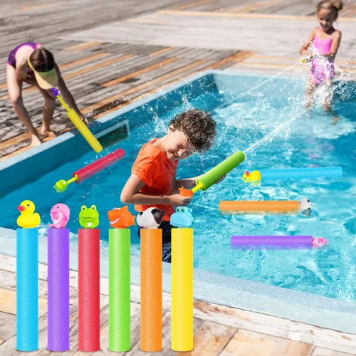 Vista 2 de Pistolas de agua, pistola de chorros de agua de 40 pies de alcance para piscina, playa, fiesta de verano, juguetes de agua al aire libre para niños