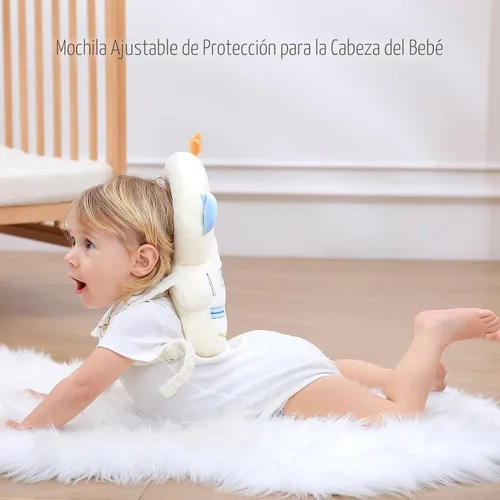 Vista 5 de Feidoog Mochila Cojín Protector de Cabeza para Bebé con 3 Rodilleras para Caminar y Gatear, Astronautas