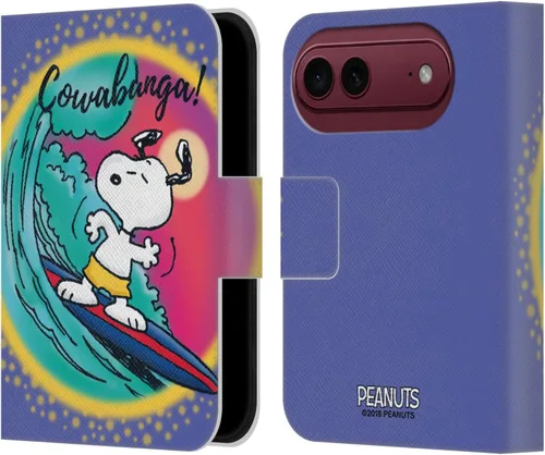 Vista 135 de Head Case Designs Funda de piel con licencia oficial de Peanuts Beach Surf Snoopy Boardwalk Airbrush compatible con Apple iPhone 11 Playa Surf
