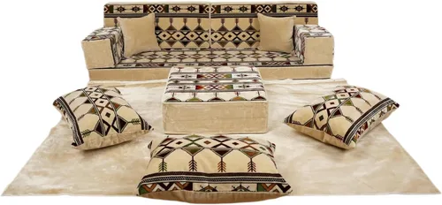 Vista 14 de arabicsofa Cojines Majlis de piso tradicionales: asientos modulares Diwan seccionales