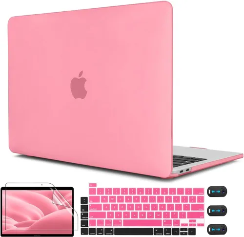 Vista 17 de CISSOOK - Funda rosa bebé para MacBook Pro de 13 pulgadas 2025-2016