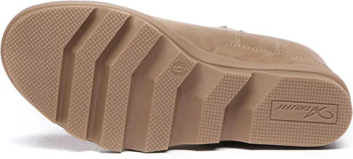 Vista 3 de Athlefit Women's Wedge Ankle Boots Fashion Side Zipper Hidden Leather Wedge Booties